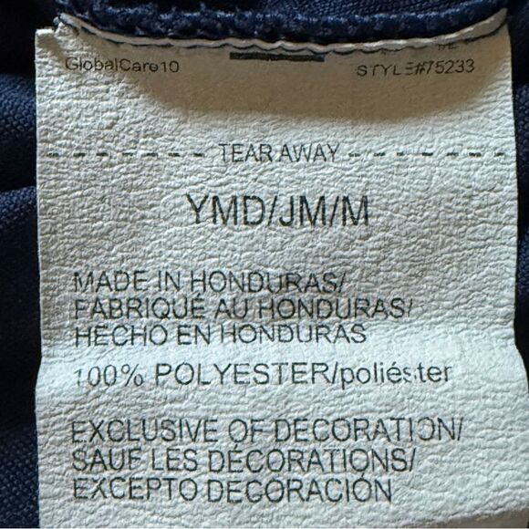 Under Armour Navy Blue Camo Shirt Youth Medium Loose Fit - Picture 9 of 9